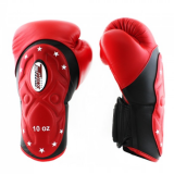 Боксерские перчатки Twins Special (BGVL-6-MK black/red)