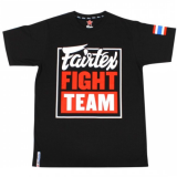 Футболка Fairtex (TST-51 Fairtex Fight Team black/red)