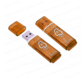 USB  4GB  Smart Buy  Glossy  оранжевый
