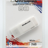 USB  8GB  OltraMax  240  белый
