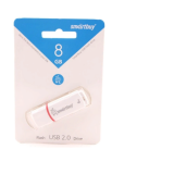 USB  8GB  Smart Buy  Crown  белый  COMPACT
