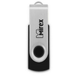 USB  8GB  Mirex  SWIVEL  чёрный  (ecopack)
