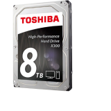 Внутренний накопитель HDD  Toshiba 8TB  X300  High-Performance BULK, SATA-III, 7200 RPM, 128 Mb, 3.5