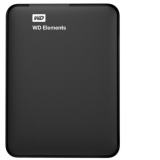 Внешний накопитель HDD  WD  4 TB  Digital Elements Portable чёрный, 2.5", USB 3.0