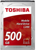 Внутренний накопитель HDD  Toshiba  500GB  L200  Mobile Slim, SATA-III, 5400 RPM, 8 Mb, 2.5