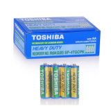 Батарейки TOSHIBA R6 (б/б) 4/shrink (40/200)