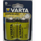 Батарейки VARTA  R20 SUPERLIFE (б/б)   (24/120)