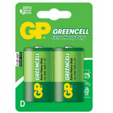 Батарейки GP  R20 GREENCELL (2 бл)  (20/160)