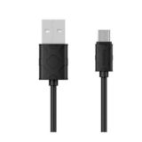 Кабель USB - микро USB Baseus CAMUN-01 Yaven, 1.0м, круглый, 2.1A, силикон, цвет: чёрный