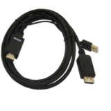 Кабель-переходник HDMI(M) +USB---> DP(M)  4K*30Hz 1.8M, VCOM <CG599C-1.8M> (1/75)