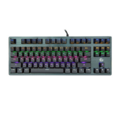 Клавиатура механ Gembird KB-G540L, USB, мет, переключатели Outemu Blue, 87 кл,20 реж.подсв,каб 1,8м