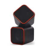Колонки SmartBuy, 2.0, Cute, чёрные/оранжевые, USB (1/60)