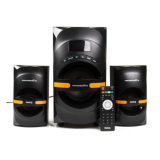 Колонки DIALOG Progressive AP-210B, черные, 2.1, 30W+2*15W, Bluetooth, USB+SD reader,пульт ДУ,FM рад