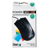 Мышь DIALOG MOP-08U, USB, проводная, 3 кнопки + ролик прокрутки (1/100)
