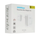 Роутер Tenda P200 Kit, комплект из 2х, 200 Мбит/с, AV200, 1 x Ethernet 10/100 Мбит