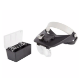 Бинокуляр монтажный REXANT, налобный, очки с головным креплением и сменными линзами 1.2х, 1.8х, 2.5х