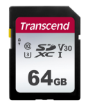 Флеш карта SDXC 64Gb Class10 Transcend TS64GSDC300S 300S w/o adapter