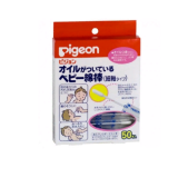 Ватные палочки PIGEON с масляной пропиткой 50шт, индивид. упаковка