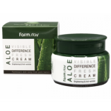 Farm Stay Visible Difference Fresh Cream Aloe Увлажняющий крем для снятия раздражения кожи лица с эк