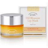 Petitfee Petitfee Oil Blossom Lip Mask - Sea Buckthorn Oil Ночная маска для губ с облепиховым маслом