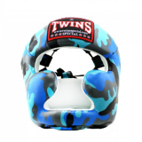 Шлем боксерский Twins Special (FHGL-3 Army blue)