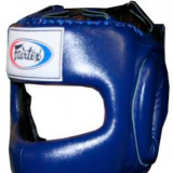 Боксерский шлем Fairtex "Full Face Protector" (HG-4 blue)