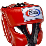 Боксерский шлем Fairtex "Mexican Style" (HG-8 red)