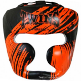 Шлем боксерский Twins Special (HGL-3 TW2 black-orange)