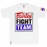 Футболка Fairtex (TST-51 Fairtex Fight Team white/blue)