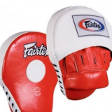 Боксерские лапы Fairtex (FMV-9 red-white)