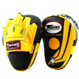 Боксерские ударные лапы Twins Special (FPML-10-43 yellow/black)
