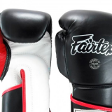 Перчатки боксерские Fairtex (BGV-6 Black-White-Red)