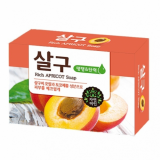 Мыло для лица, Mukunghwa, Rich Apricot Soap, восстанавливающее, масло абрикоса, 100 г