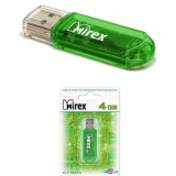 USB  4GB  Mirex  ELF  зелёный  (ecopack)