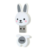 USB  4GB  Mirex  Кролик  серый  (ecopack)