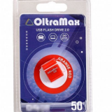 USB  8GB  OltraMax   50  оранжевый/красный