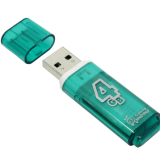 USB  4GB  Smart Buy  Glossy  зелёный
