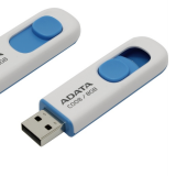 USB  8GB  A-Data  C008  белый/синий