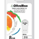 USB  8GB  OltraMax  210  белый