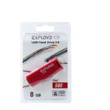 USB  8GB  Exployd  580  красный