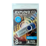 USB  8GB  Exployd  530  синий