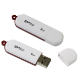 USB  8GB  Silicon Power  LuxMini 320  белый