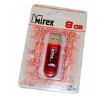 USB  8GB  Mirex  ELF  красный  (ecopack)