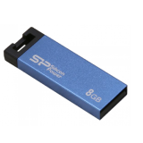 USB  8GB  Silicon Power  Touch 835  синий  металл