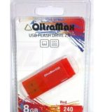 USB  8GB  OltraMax  240  красный