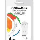 USB  4GB  OltraMax  210  белый