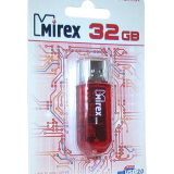 USB  16GB  Mirex  MARIO  красный  (ecopack)