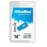 USB  16GB  OltraMax  Smile  голубой