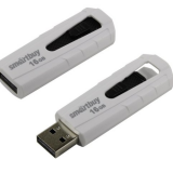 USB  16GB  Smart Buy  Iron  белый/чёрный