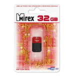 USB  32GB  Mirex  ARTON  красный  (ecopack)